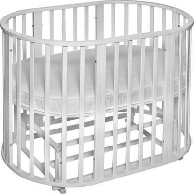 Детская кровать-трансформер Sweet Baby Delizia V2 9 в 1 (белый) - 