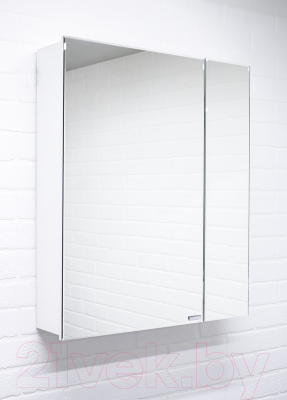Шкаф с зеркалом для ванной Домино Стайл 60 Идеал