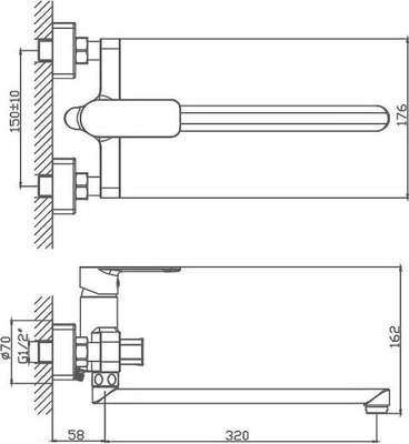 Смеситель Haiba HB22617