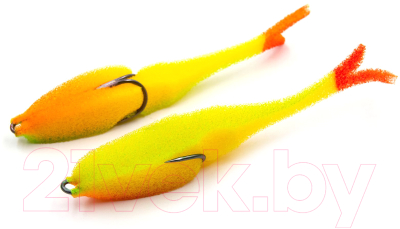 Изображение товара Мягкая приманка Yaman Devious Minnow на двойнике 105мм / Y-DM105-21 (21 UV, 5шт)