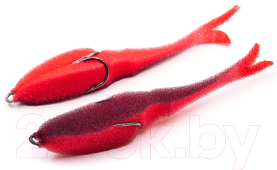 Изображение товара Мягкая приманка Yaman Devious Minnow на двойнике 105мм / Y-DM105-24 (24 UV, 5шт)