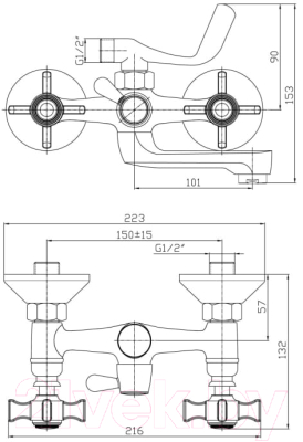 Смеситель Haiba HB3024