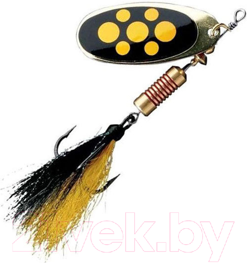 Блесна DAM FZ Standard Dressed Spinner 3 S / 5122103 (Blacky)