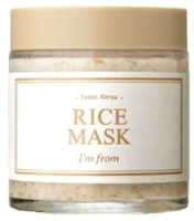 Маска для лица кремовая I'm From Rice Mask Очищающая с рисовыми отрубями (110г) - 