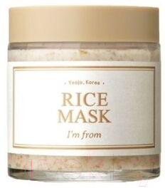 Маска для лица кремовая I'm From Rice Mask Очищающая с рисовыми отрубями (110г)