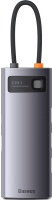 USB-хаб Baseus Metal Gleam Series 6-in-1 / WKWG030013 (серый) - 