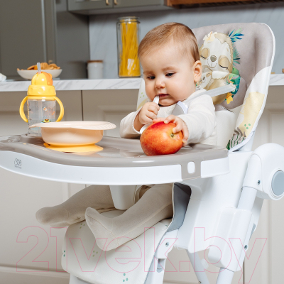 Изображение товара Стульчик для кормления Sweet Baby Fantasy (светло-серый)