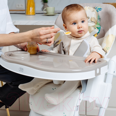Изображение товара Стульчик для кормления Sweet Baby Fantasy (светло-серый)