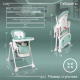 Миниатюра изображения товара Стульчик для кормления Sweet Baby Luxor Classic (зеленый)