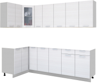 

Готовая кухня Интерлиния, Мила 12x25 без столешницы