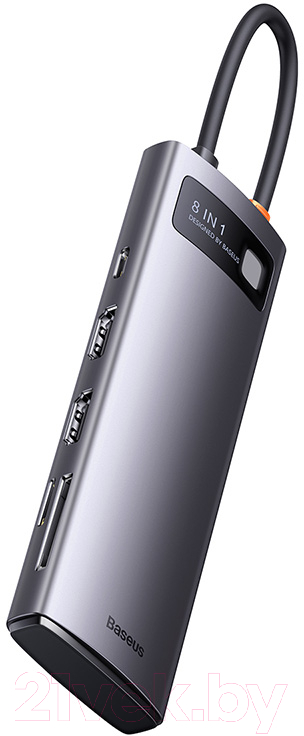 USB-хаб Baseus Metal Gleam Series 8-in-1 / WKWG050113
