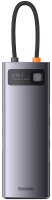 USB-хаб Baseus Metal Gleam Series 8-in-1 / WKWG050113 (серый) - 