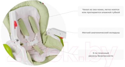 Изображение товара Стульчик для кормления Sweet Baby Royal Classic (салатовый)