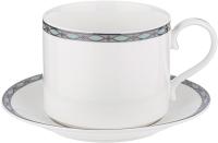 Чашка с блюдцем Lefard Glamour / 590-468 (голубой) - 