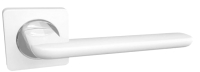 Ручка дверная Ренц Лана / INDH 95-02 MSW/CP (матовый супер белый/хром блестящий) - 