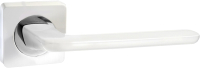 Ручка дверная Ренц Лана / INDH 95-02 SW/CP (супер белый/хром блестящий) - 