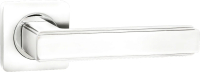 Ручка дверная Ренц Арона / INDH 96-02 SW/CP (супер белый/хром блестящий) - 