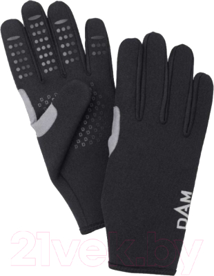 Перчатки для охоты и рыбалки DAM Light Neo Liner / 76507 (XL, черный)