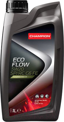 Моторное масло Champion Eco Flow 5W20 SP/RC G6 FE / 1047263 (1л)