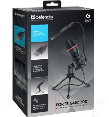 Микрофон Defender Forte GMC 300 / 64631