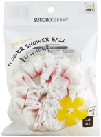 Мочалка для тела Sungbo Cleamy Clean&Beauty Flower Shower Ball - 