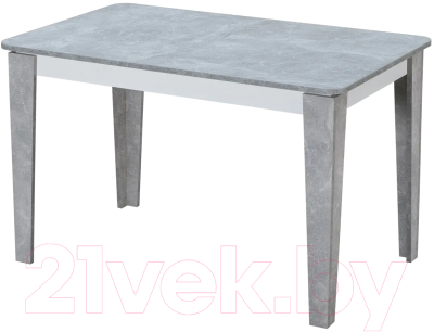 Обеденный стол M-City Edwin / 462M05123 (бетон белый/бетон)
