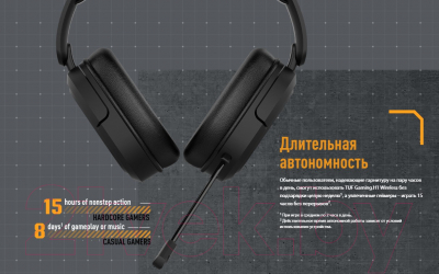 Беспроводные наушники Asus TUF Gaming H1 Wireless