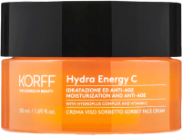 Крем для лица KORFF Hydra Energy C Moisturization And Anti-Age Sorbet Face Cream (50мл) - 