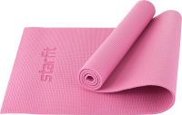Коврик для йоги и фитнеса Starfit FM-101 PVC (183x61x0.8см, розовый пастель) - 