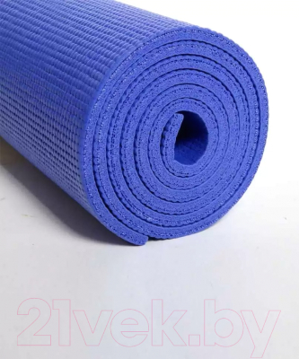 Коврик для йоги и фитнеса Starfit FM-101 PVC (183x61x0.8см, темно-синий)