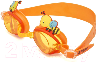 Очки для плавания Novus NJG114 (оранжевый/пчела)