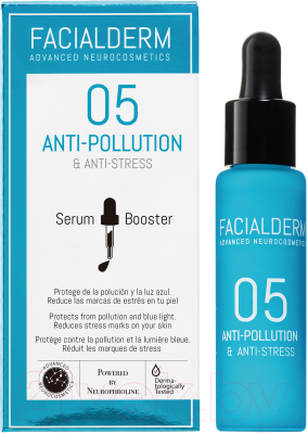 Сыворотка для лица Facialderm 05 Anti-Pollution & Anti-Stress Serum Booster (30мл)