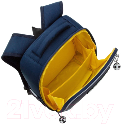 Школьный рюкзак Grizzly RAw-397-3 (синий)