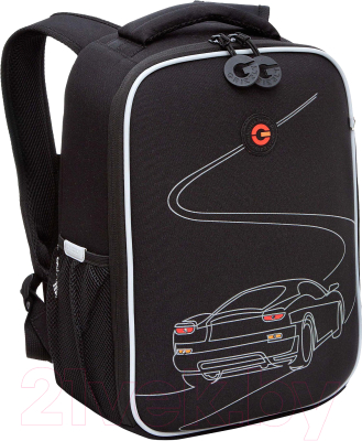 Школьный рюкзак Grizzly RAw-397-5 (черный)