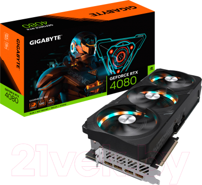 Видеокарта Gigabyte RTX 4080 16GB Gaming OC (GV-N4080GAMING OC-16GD)