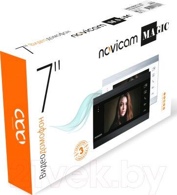 Монитор для видеодомофона Novicam Magic 7 White HD (белый)
