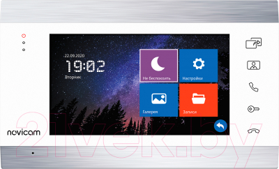 Монитор для видеодомофона Novicam Magic 7 White HD (белый)