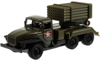 

Автомобиль игрушечный Технопарк, Армия России Урал с ракетами / SB-15-35-M5(GR)-WB