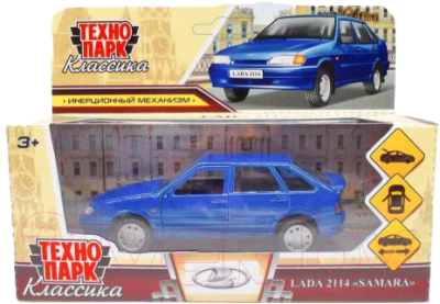 Автомобиль игрушечный Технопарк Lada-2114 Samara / 2114-12-BU
