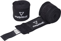 Боксерские бинты Insane Cobra / IN22-HW201 (3.5м, черный) - 