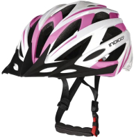 Защитный шлем Indigo IN069 (р-р 55-61, белый/розовый) - 