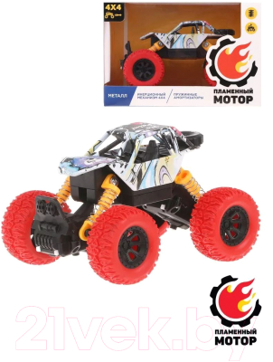 Автомобиль игрушечный Пламенный мотор Монстр трак / 870866