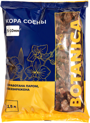 Мульча для растений BOTANICA Кора сосны 5-10мм (1.5л)