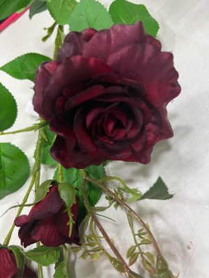 Искусственное растение Артфлора Роза / 110043 (пурпурный)