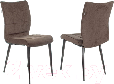 Набор стульев Бюрократ KF-4 (2шт, коричневый Light 10)