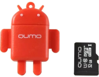 Карта памяти Qumo MicroSD 32GB CL 10 + USB картридер Fundroid / Q24725 - 