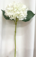 Искусственный цветок Артфлора Гортензия / 110033 (белый) - 