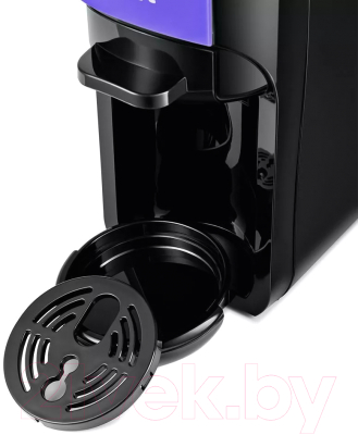 Капсульная кофеварка Kitfort KT-7105-1 3 в 1 (черно-фиолетовый)