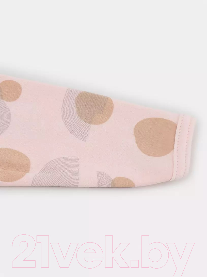 Боди для малышей Rant Hugs And Kisses С длинным рукавом / 6473/3-74 (Pattern Pink, р.74) — фото 3