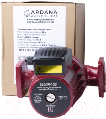 Циркуляционный насос Gardana GR1F 32-120 220 / UT0103